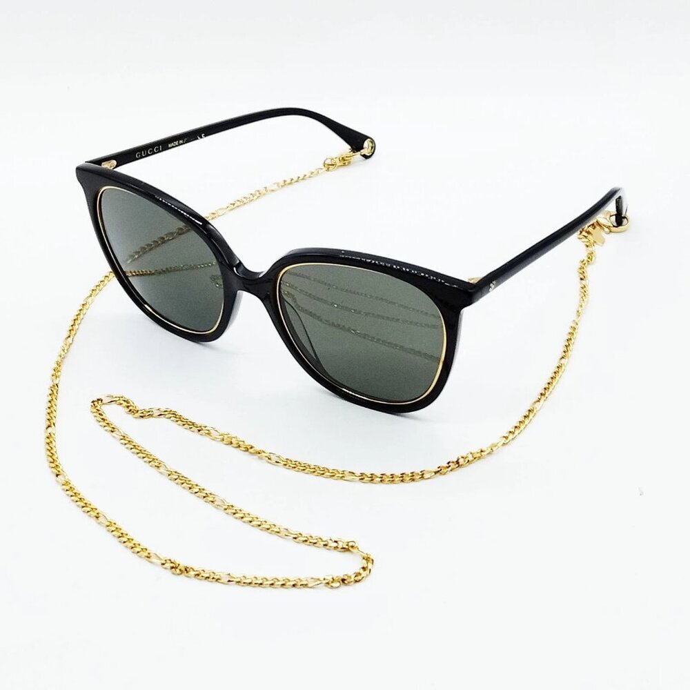 Gucci Sunglasses GG1076S Men's Black 258-070425